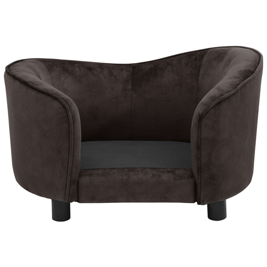 hondensofa bruin 27.2 x19.3 x15.7 pluche