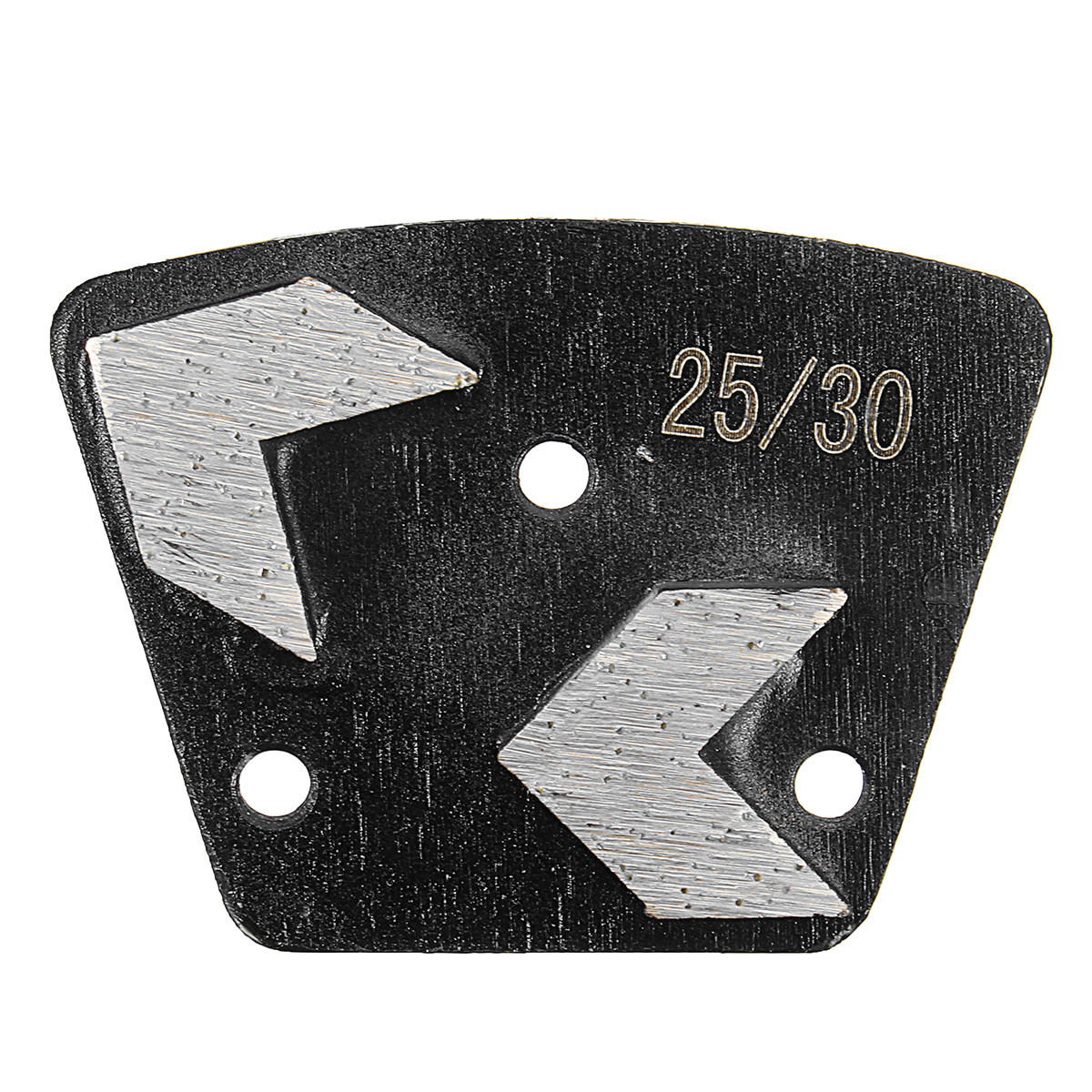 25/30 grit medium bond plate trapezoïde slijpschijf voor bolt on grinders