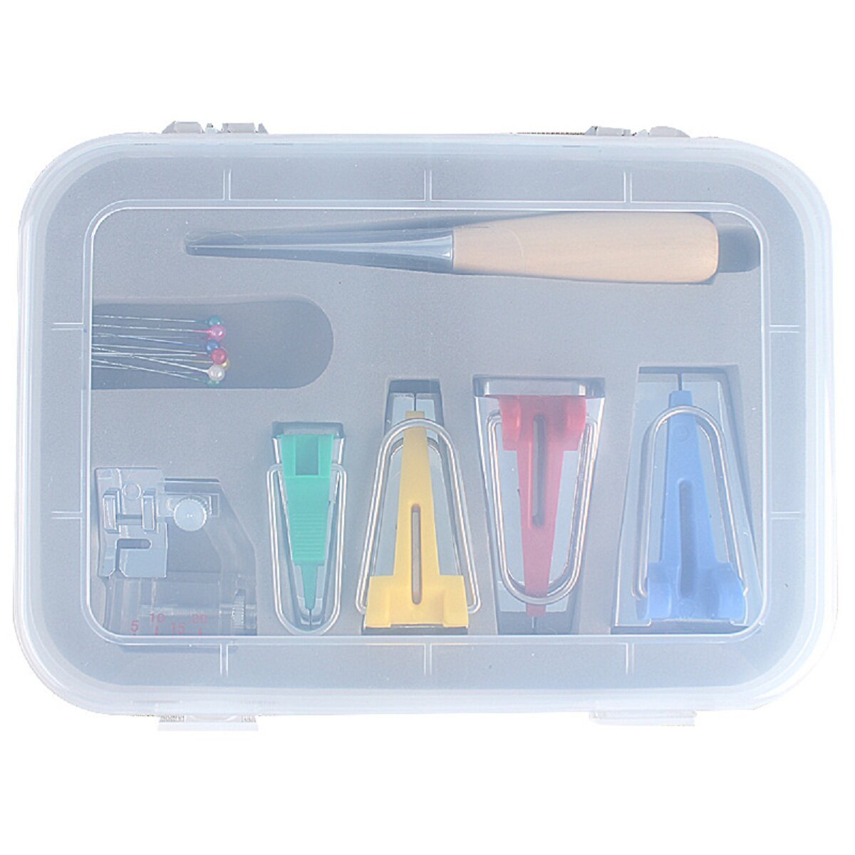 naaiband maker kits 4 maten 6 mm 12 mm 18 mm 25 mm huishoudelijke dhz stof patchwork naaien accessoires gereedschap makers kit met binding foot craft clips priem quilters pin voor quilt binding