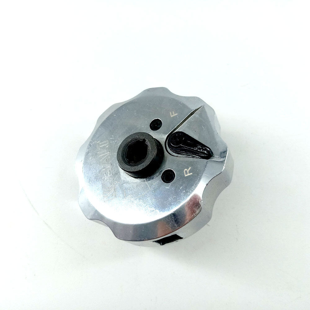 2-in-1 mini dubbele kop 1/4 inch. aandrijfvingerratel en kogelkopverlengstuk en twee schroevendraaierbits