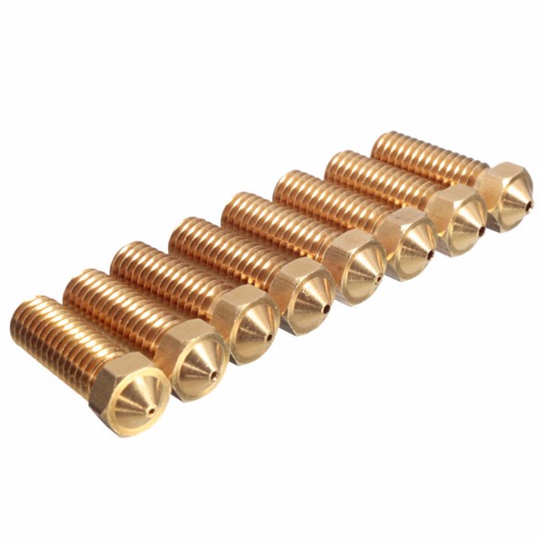 4 maat messing mondstuk 3.0mm/1.75mm abs/pla filament extruder mondstuk voor 3d printer