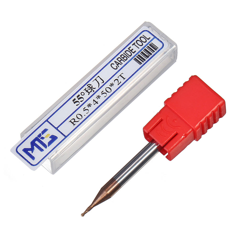 0.5-4 mm hardmetalen altin hrc55 kogel-neusfrees snijder van wolfraamstaal