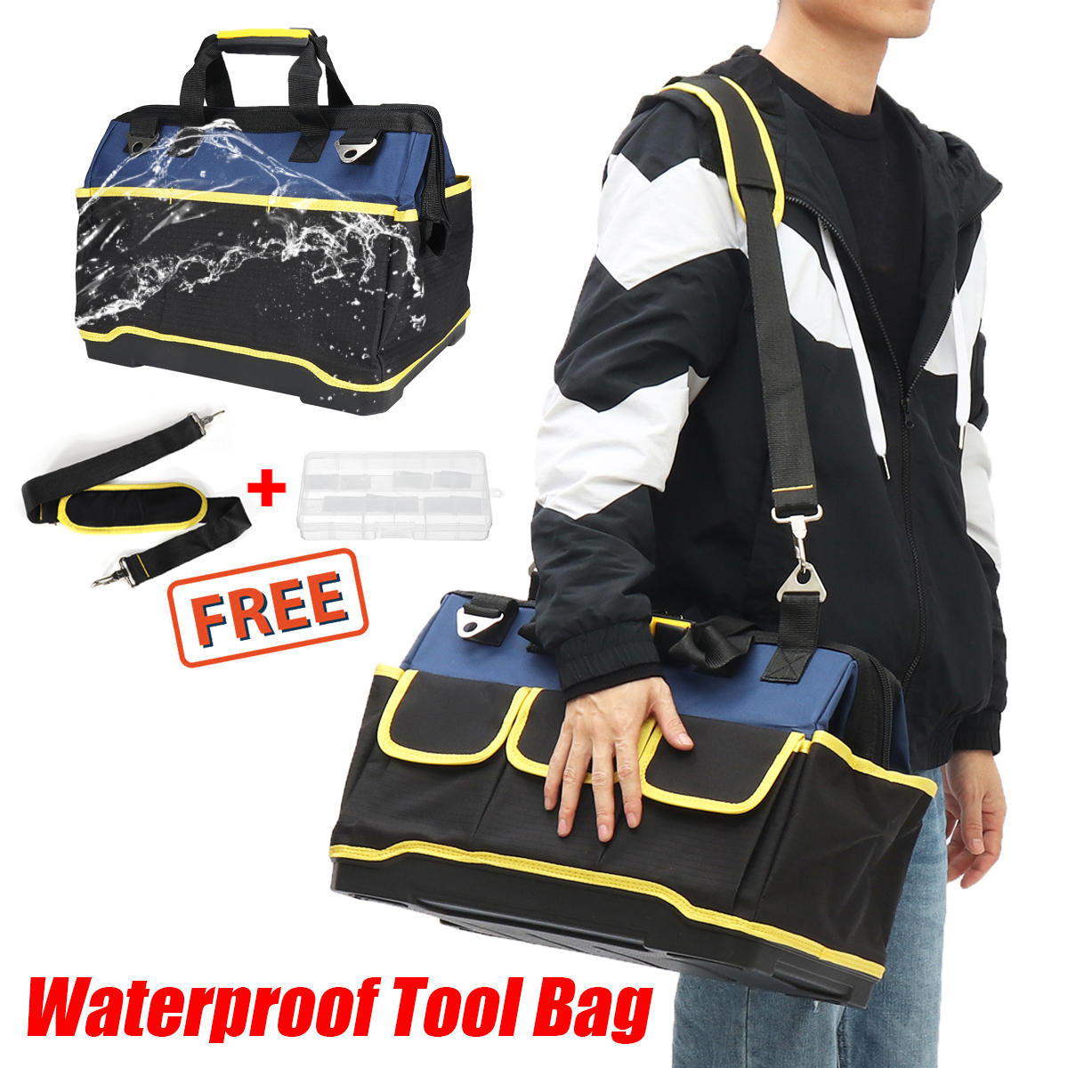 multifunctioneel waterdicht gereedschap reparatie elektricien tas oxford doek met grote capaciteit