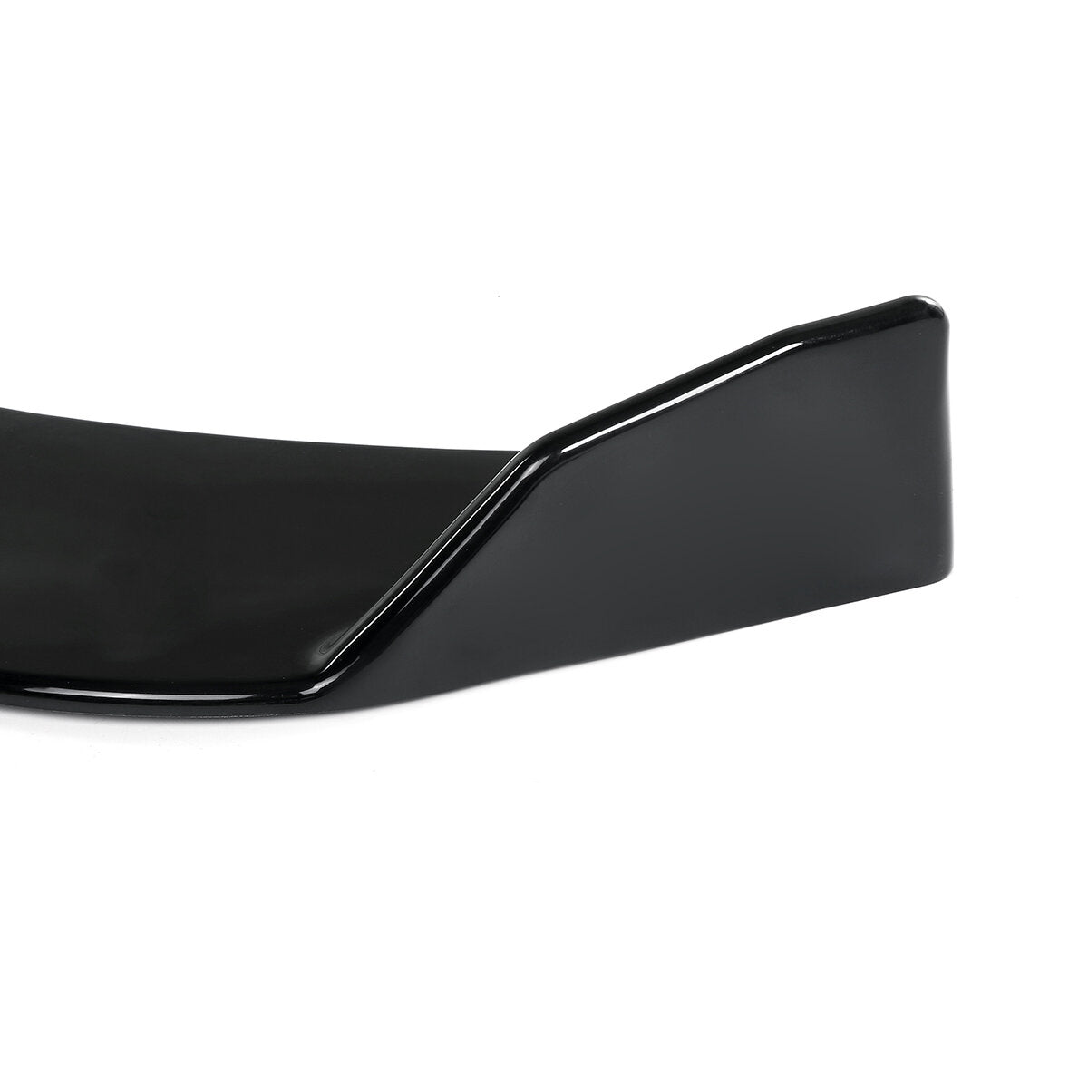 autsome 4 stuks zwart front lip chin bumper spoilers body kits voor auto universal