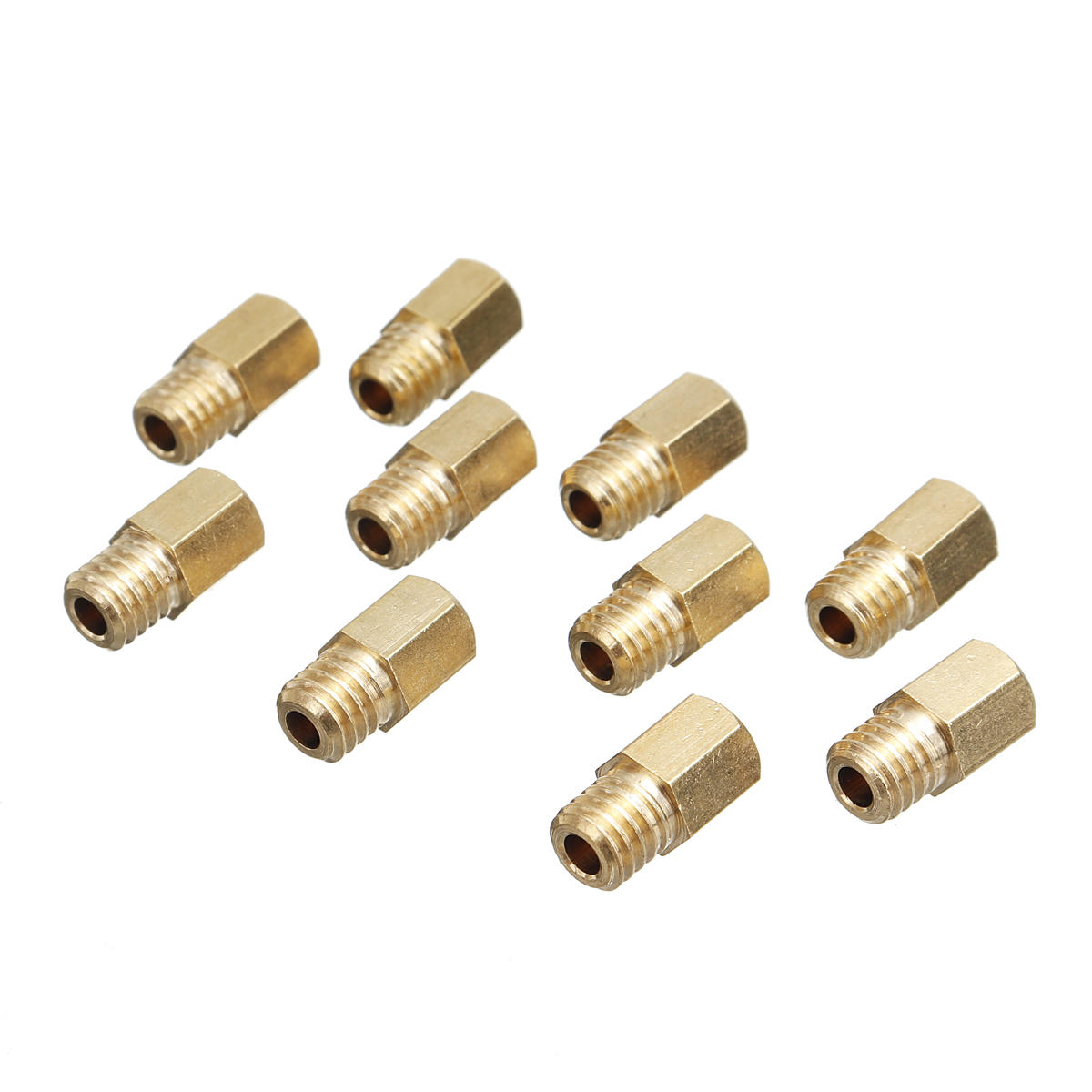 10 stuks hex style carburateur hoofdjets set voor mikuni vm tm tmx carb 200-290