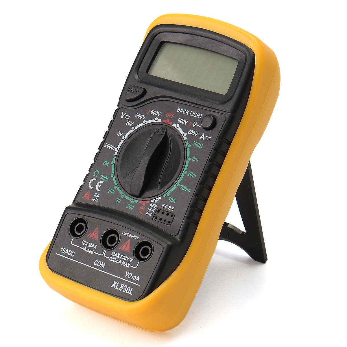 digitale multimeter ac dc stroomspanningsweerstandsmeter voltmeter ampèremeter met blauwe achtergrondverlichting lcd