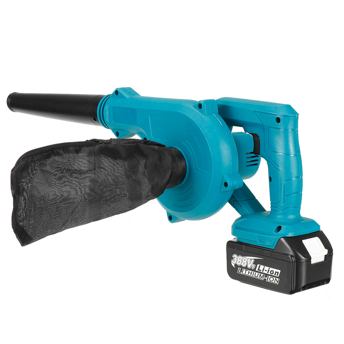 2200w 2-in-1 2.4ah thuis auto elektrische luchtblazer vacuüm dust sustion collector bladblazer w/geen/1/2 24000mah batterij voor makiita