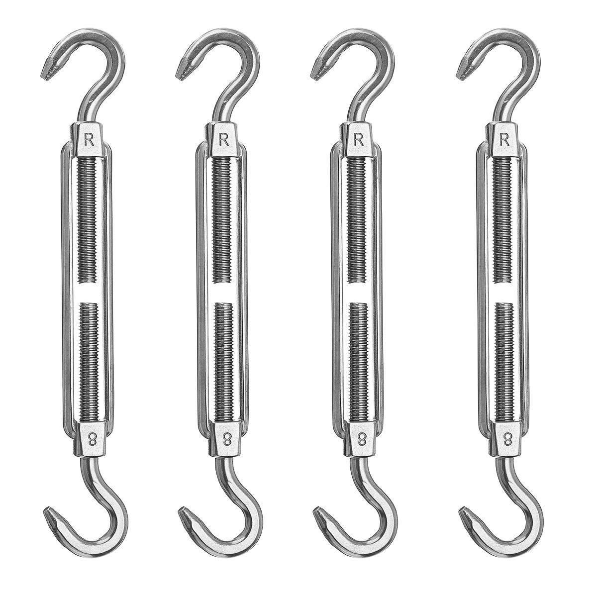 32 stuks zonnescherm accessoires voor driehoek vierkant zonnezeil vervangende accessoires: