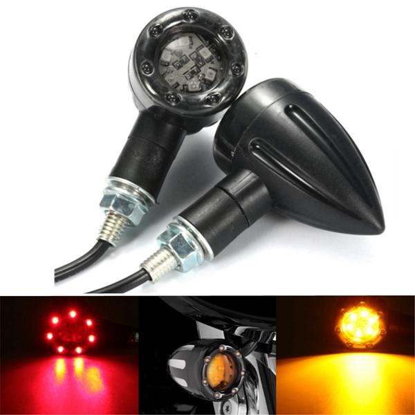 par universele motor led led draai signaal indicatoren licht brake achter running lamp