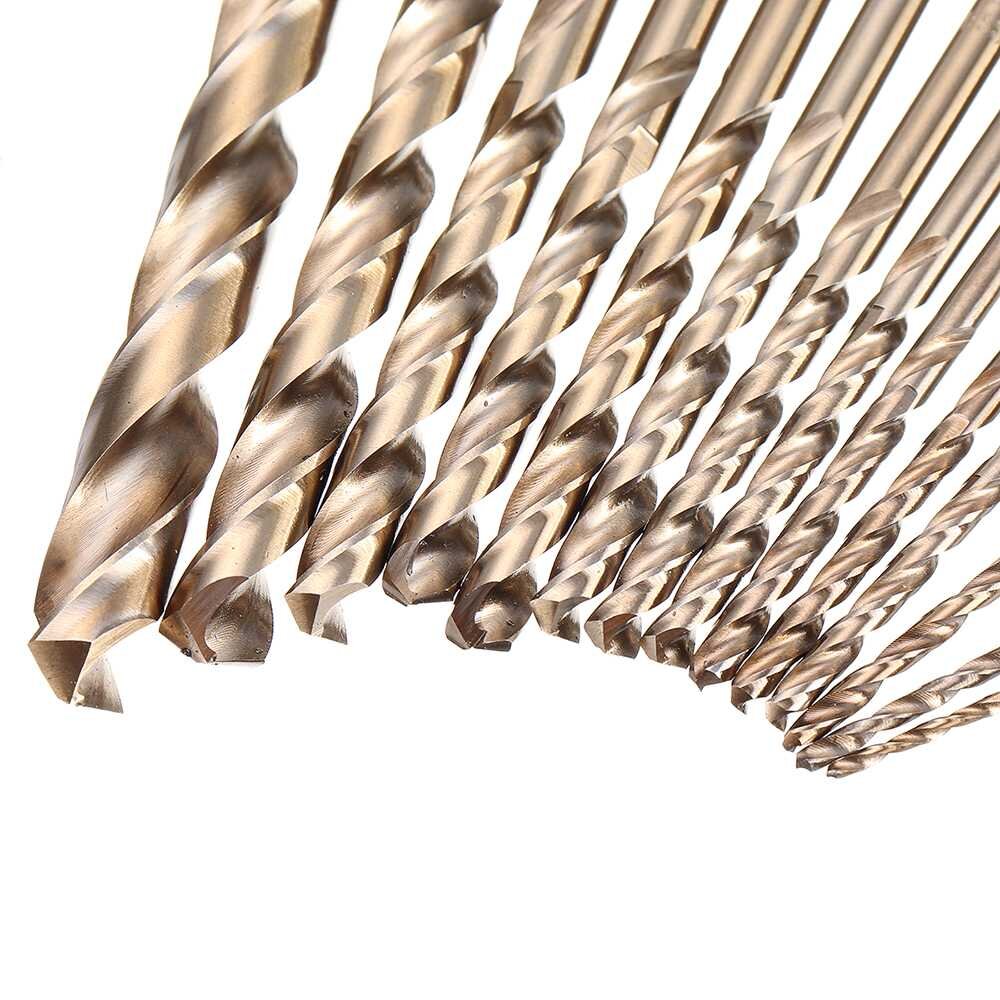 99-delige m35 kobaltboorset 1.5-10 mm hss-co jobber-lengte spiraalboren voor roestvrij staal houtmetaal boren