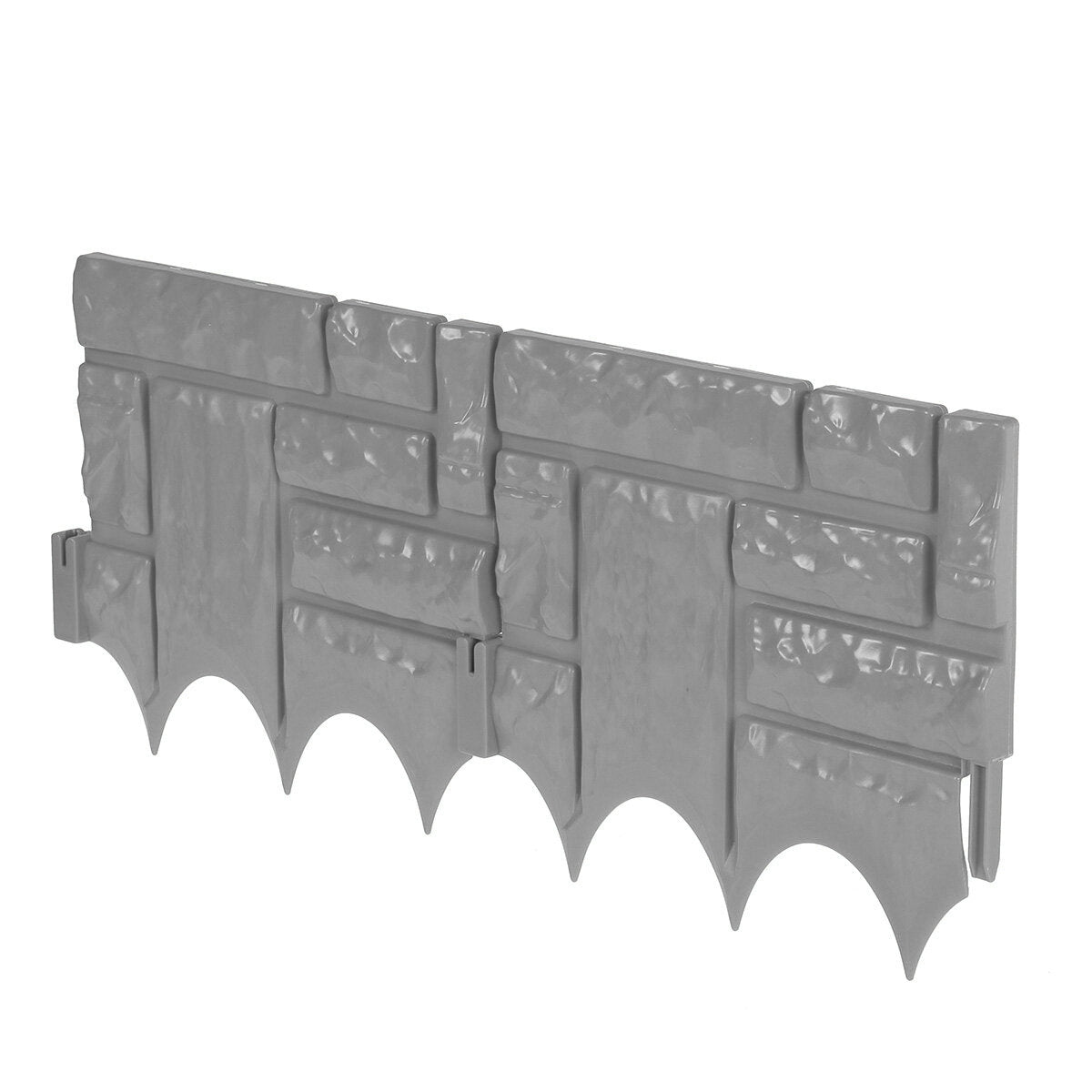 5 stuks plastic tuinhek panelen tuinhekwerk gazon rand plant grens hek