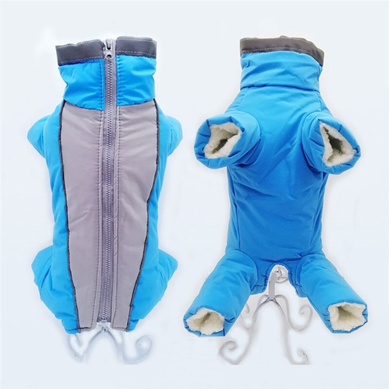 waterdichte reflecterende warme hond jas winter dikke jas kleding jumpsuit
