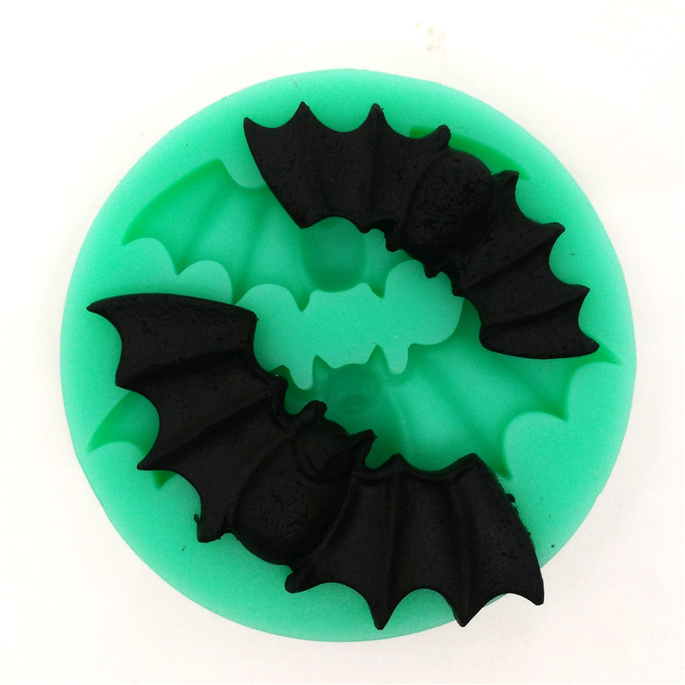 halloween silicone tak uil bat spider skelet hand pompoen fondant cakevorm chocolade schimmel
