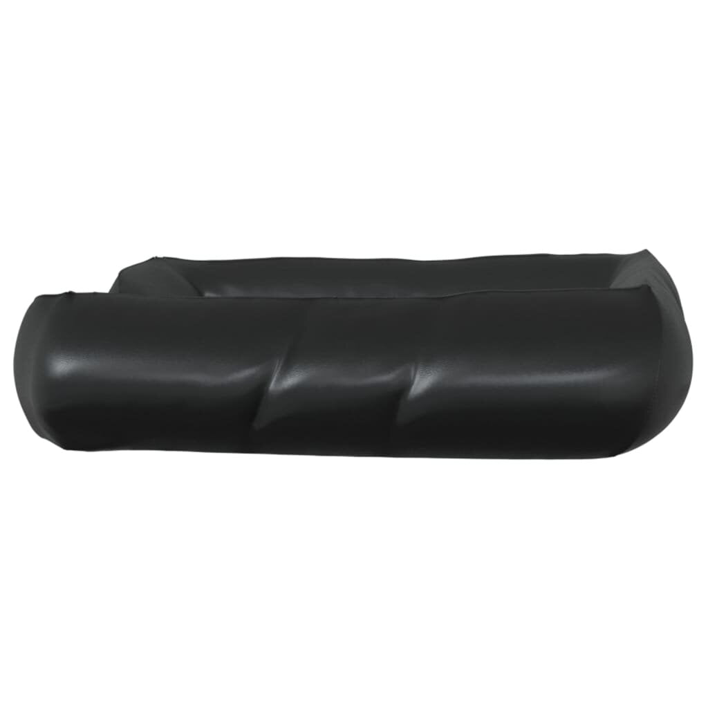 hondenmand 80x68x23 cm kunstleer zwart