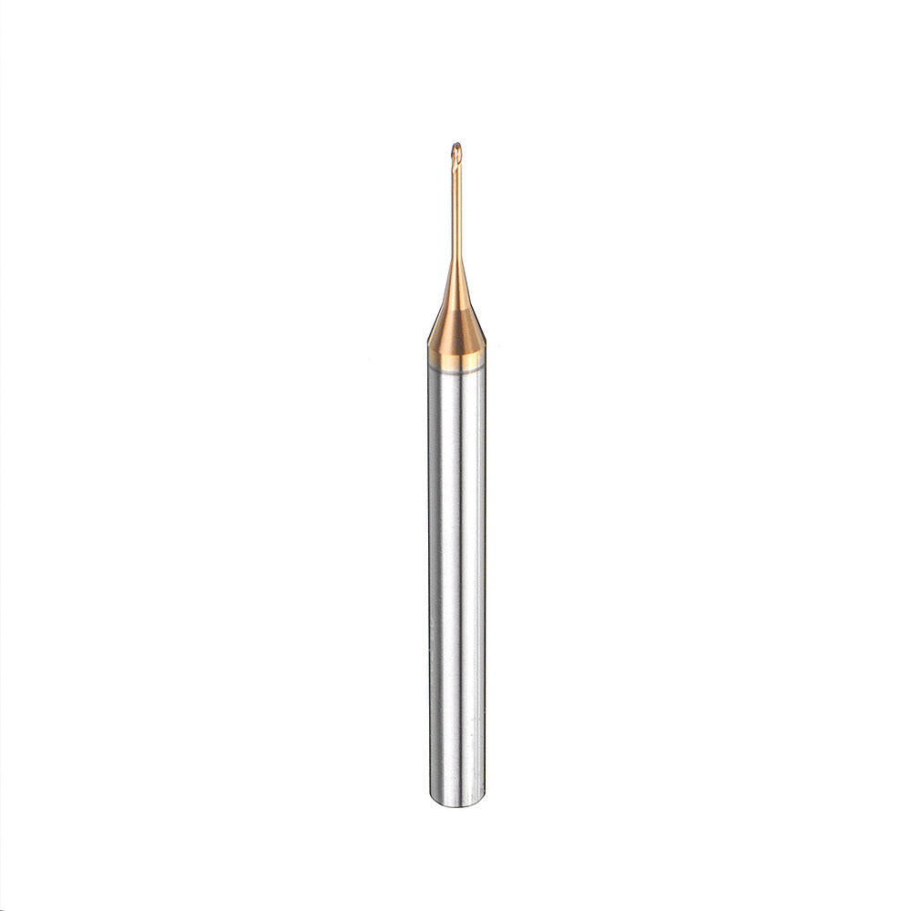 r0.4 2 fluiten kogelneus lange nek frees hrc60 cnc diepe inkeping frees: