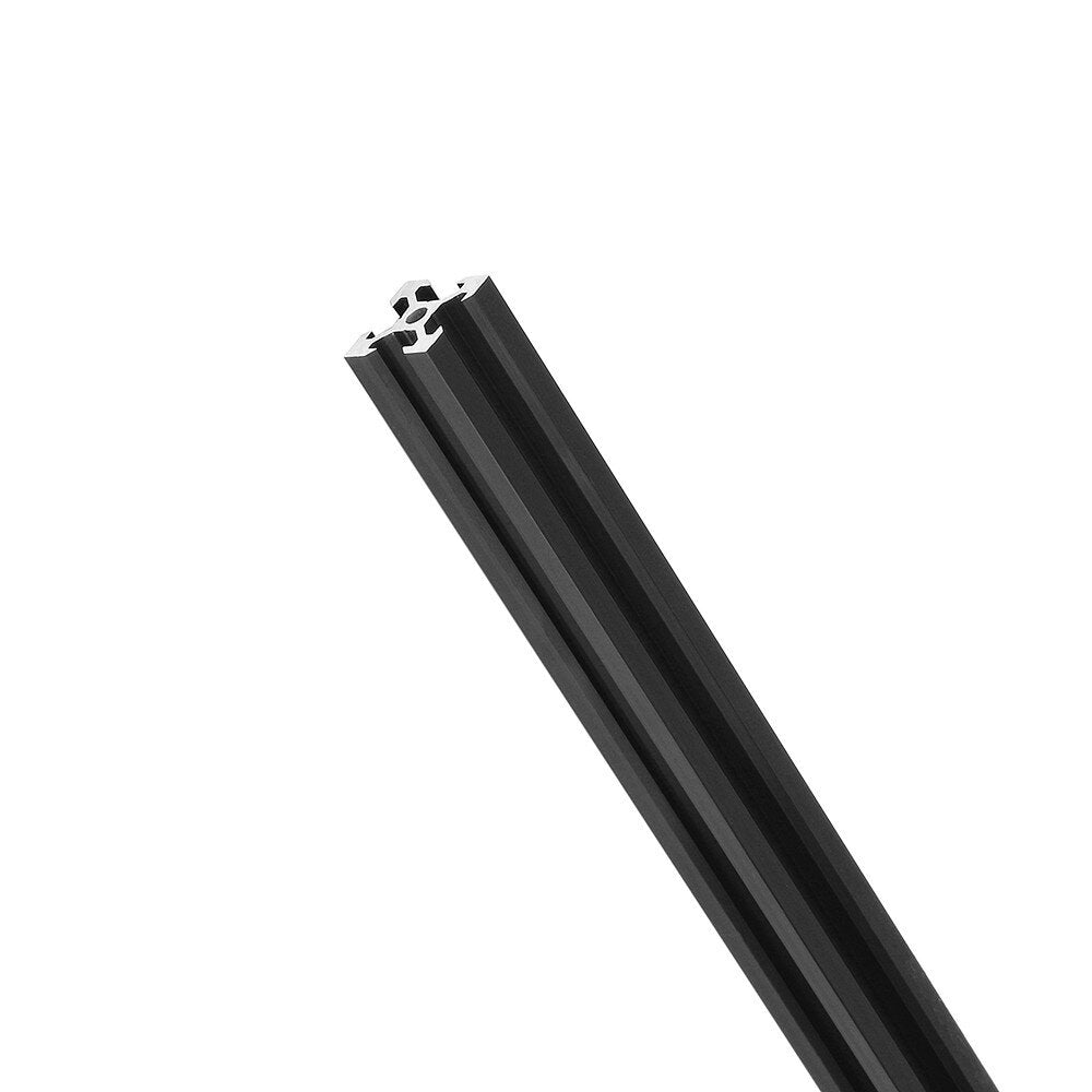 black 2020 v-sleuf aluminium profiel extrusieframe 100-1000 mm voor cnc lasergraveermachine