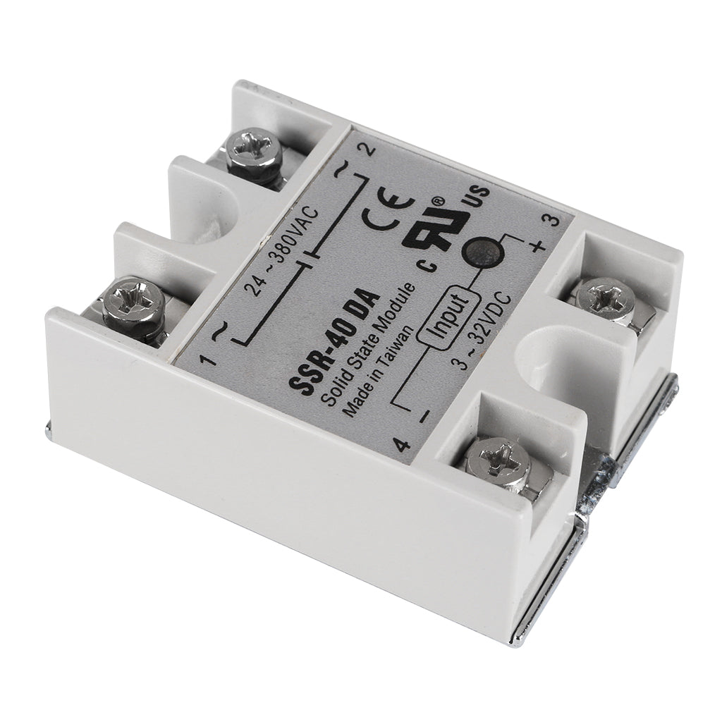 24v 40a single phase ssr-40 da solid state relais module voor 3d-printer onderdelen