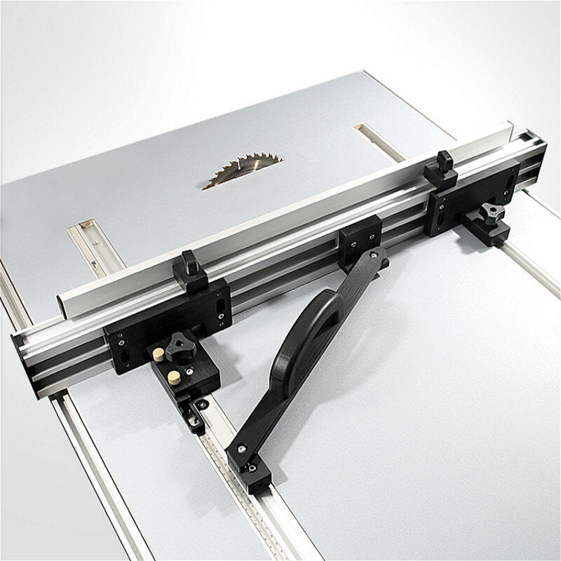 800/1000mm aluminium elektrische cirkelzaag flip fence set/2 stuks beugel houtbewerking tool