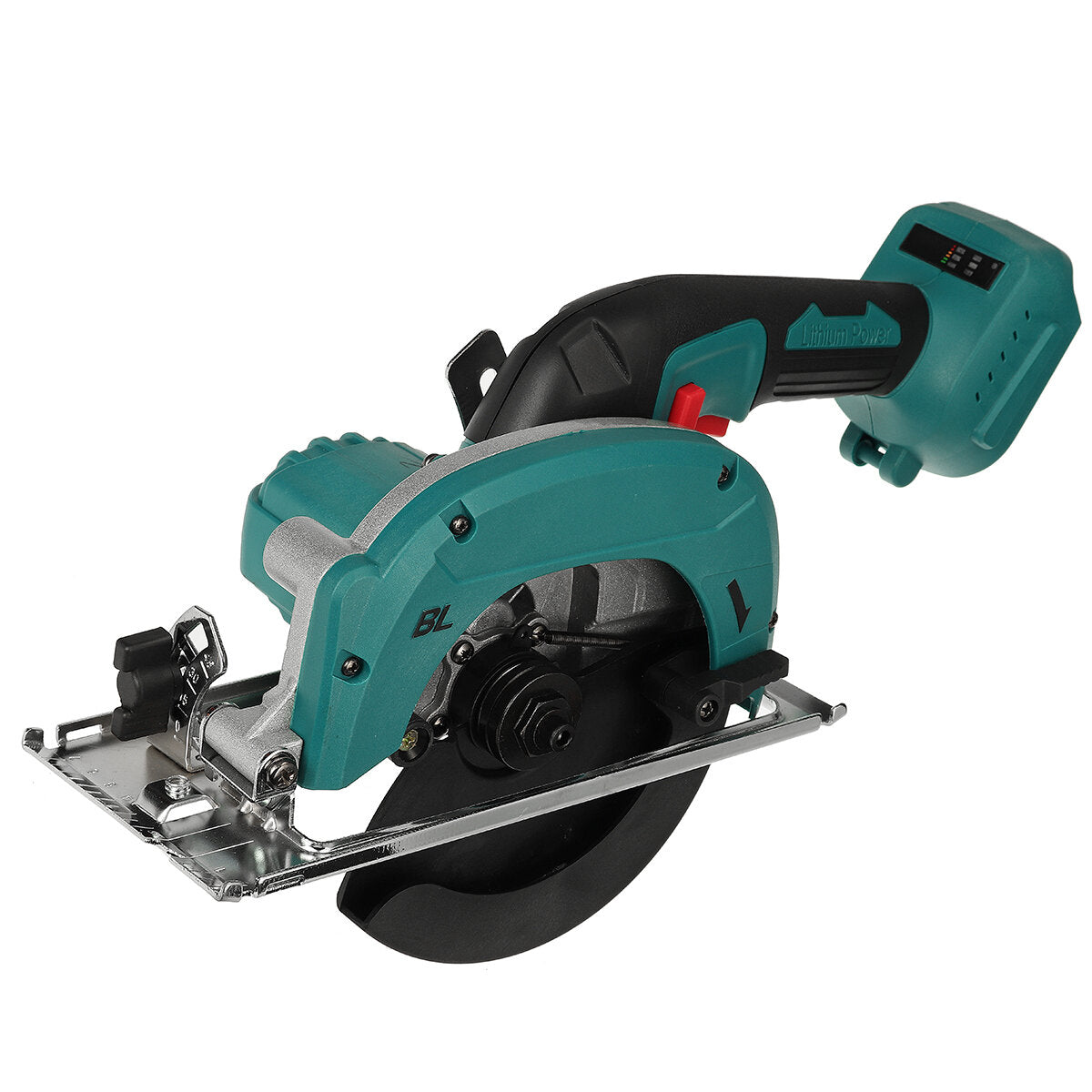 132/150mm draadloze elektrische cirkelzaag gebogen snijden verstelbare afkortzaag voor houtbewerking fit makita 18v batterij