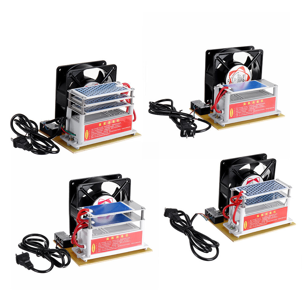 ac220 ozongenerator (3.5 g 7 g 10 g 15 g) geïntegreerde ozongenerator met ventilatormachine