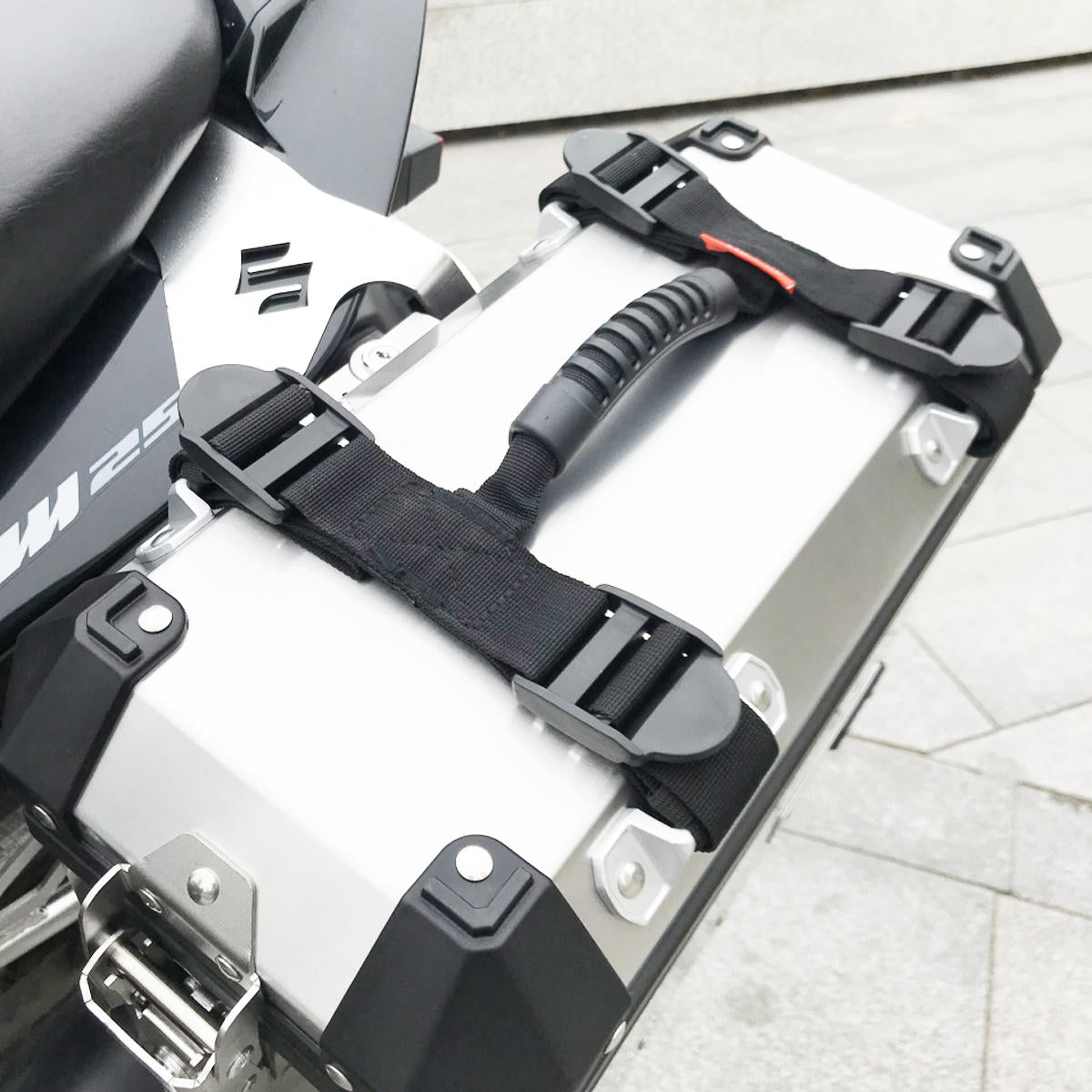 legering side box zadeltassen fietstas handvat touw voor bmw r1200gs adv f700gs f800gs motorfiets