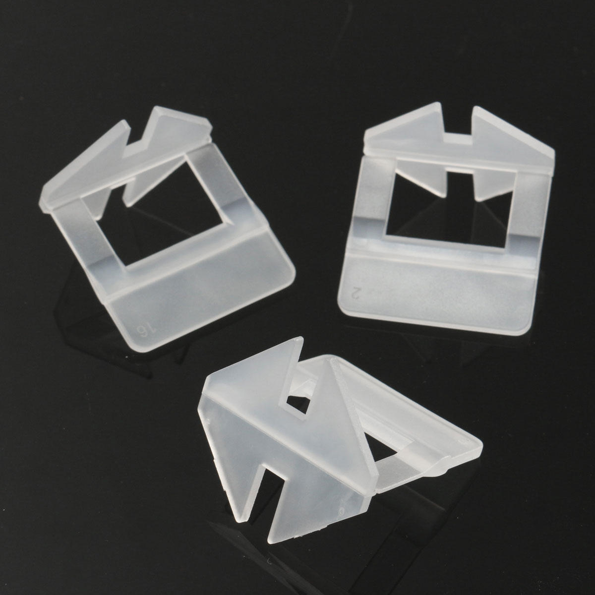 200 stuks 1 mm witte keramische tegels tegels toegankelijkheid afstandhouders kunststof clip