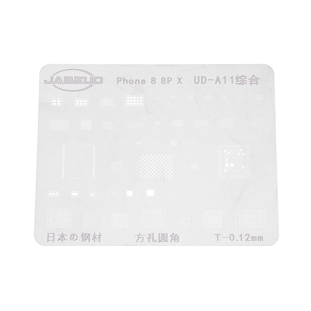 precisie bga reballing stencil plant tin staal net reparatie tool voor iphone 5/5s/6/6p/6s/6sp/7/7p/8/8p/x/xs/xs max xr