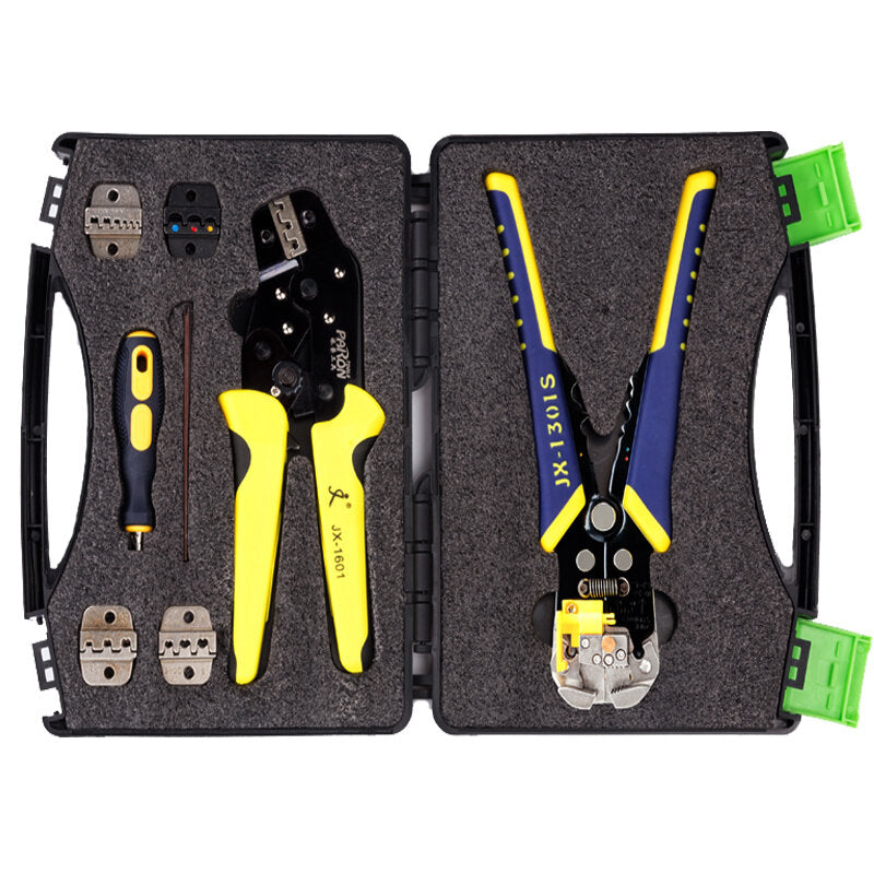 paron jx-d5301 multifunctionele krimptang met ratel draadstrippers terminals tangenset