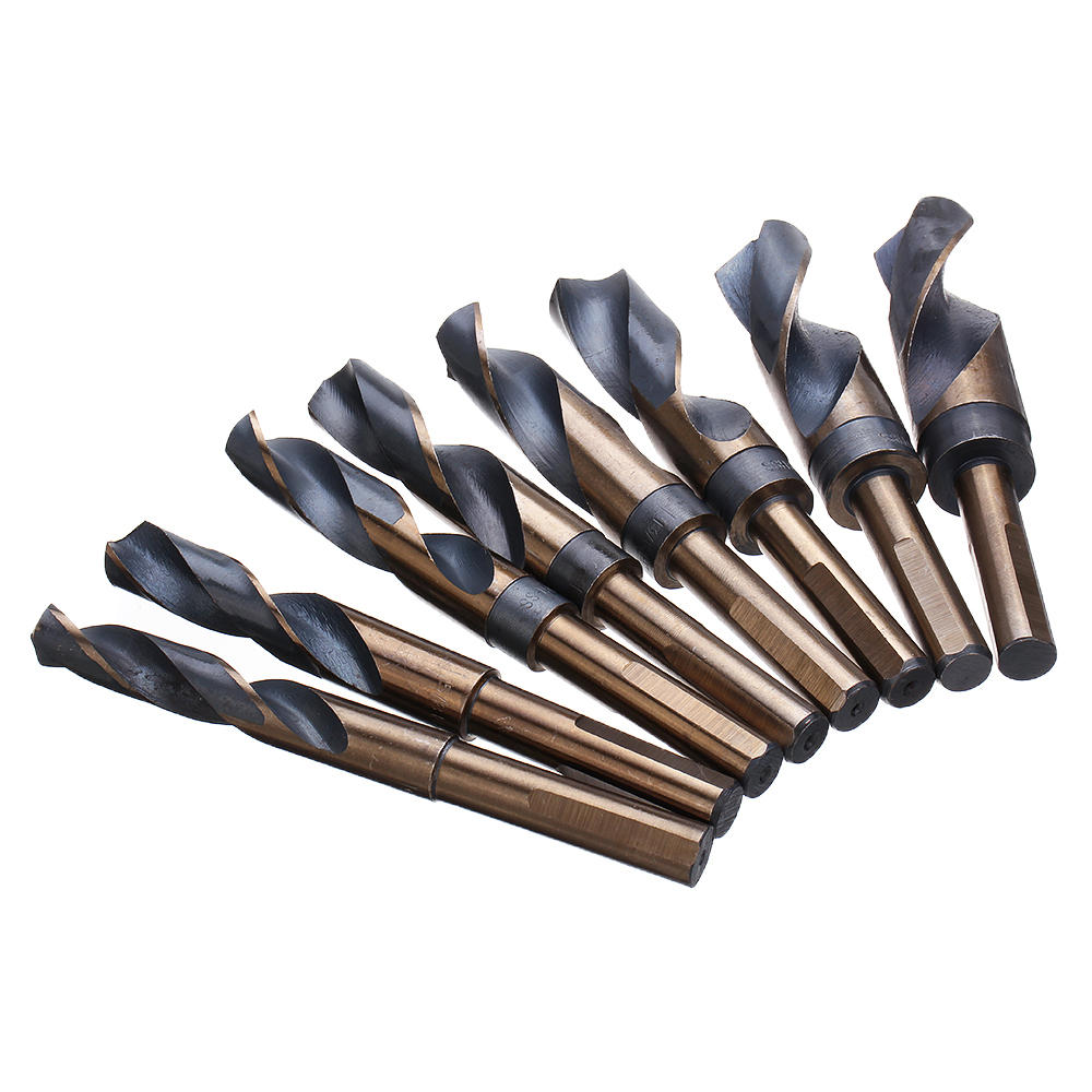 8st 1/2 inch shank hss 4241 spiraalboorset 9/16 tot 1 inch spiraalboor voor hout metaal
