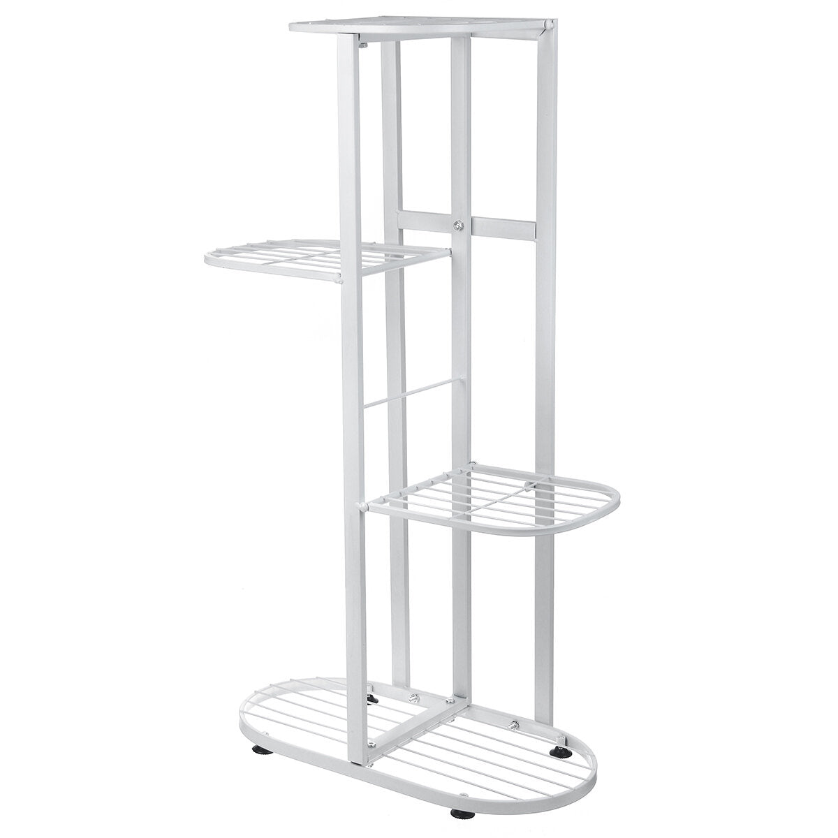 4 banden metalen plantenstandaard display plank huis tuin ornamenten binnen / buiten