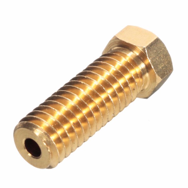 4 maat messing mondstuk 3.0mm/1.75mm abs/pla filament extruder mondstuk voor 3d printer