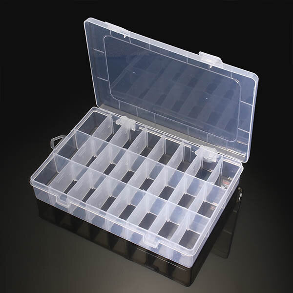 10/24 grid multifunctionele opbergdoos verstelbare gereedschapskoffer voor rotary tool accessoires