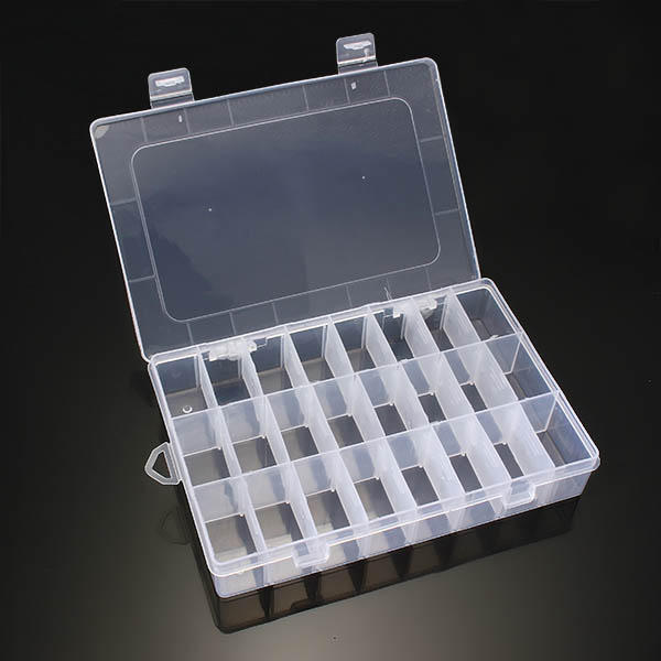 10/24 grid multifunctionele opbergdoos verstelbare gereedschapskoffer voor rotary tool accessoires
