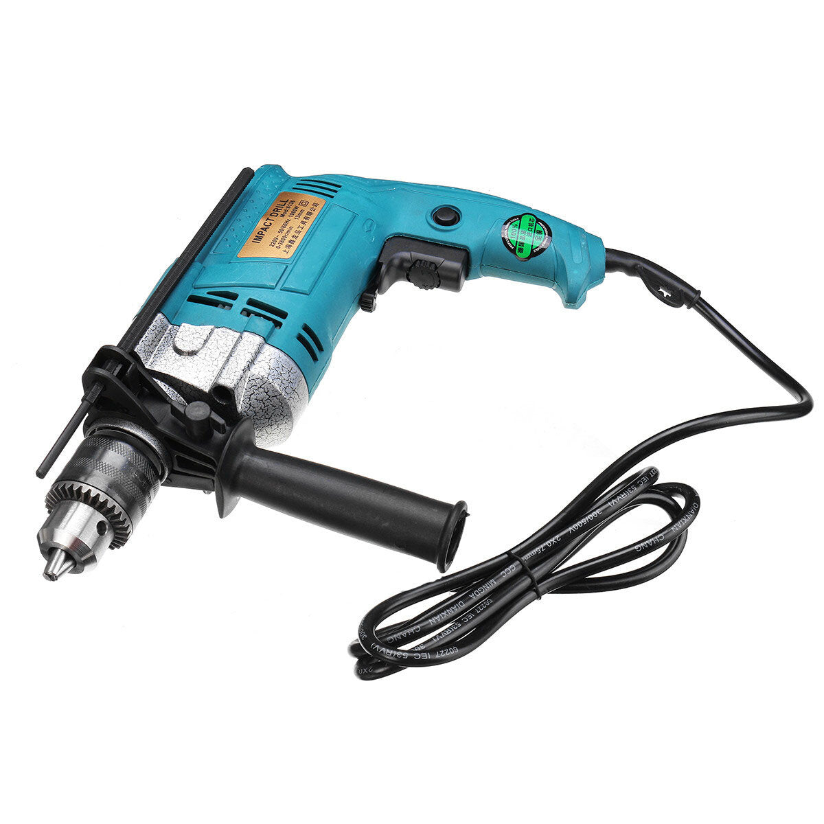 1980w 3800 tpm elektrische klopboormachine 360 graden roterende antisliphandgreep met diepte-meetschaal ruggenmerg koelsysteem handgereedschap