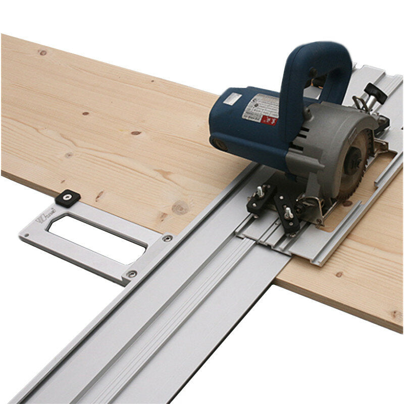 wnew houtbewerking 90 graden geleiderail vierkante aluminium rupszaag vierkante haakse stop voor elektrische cirkelzaag:
