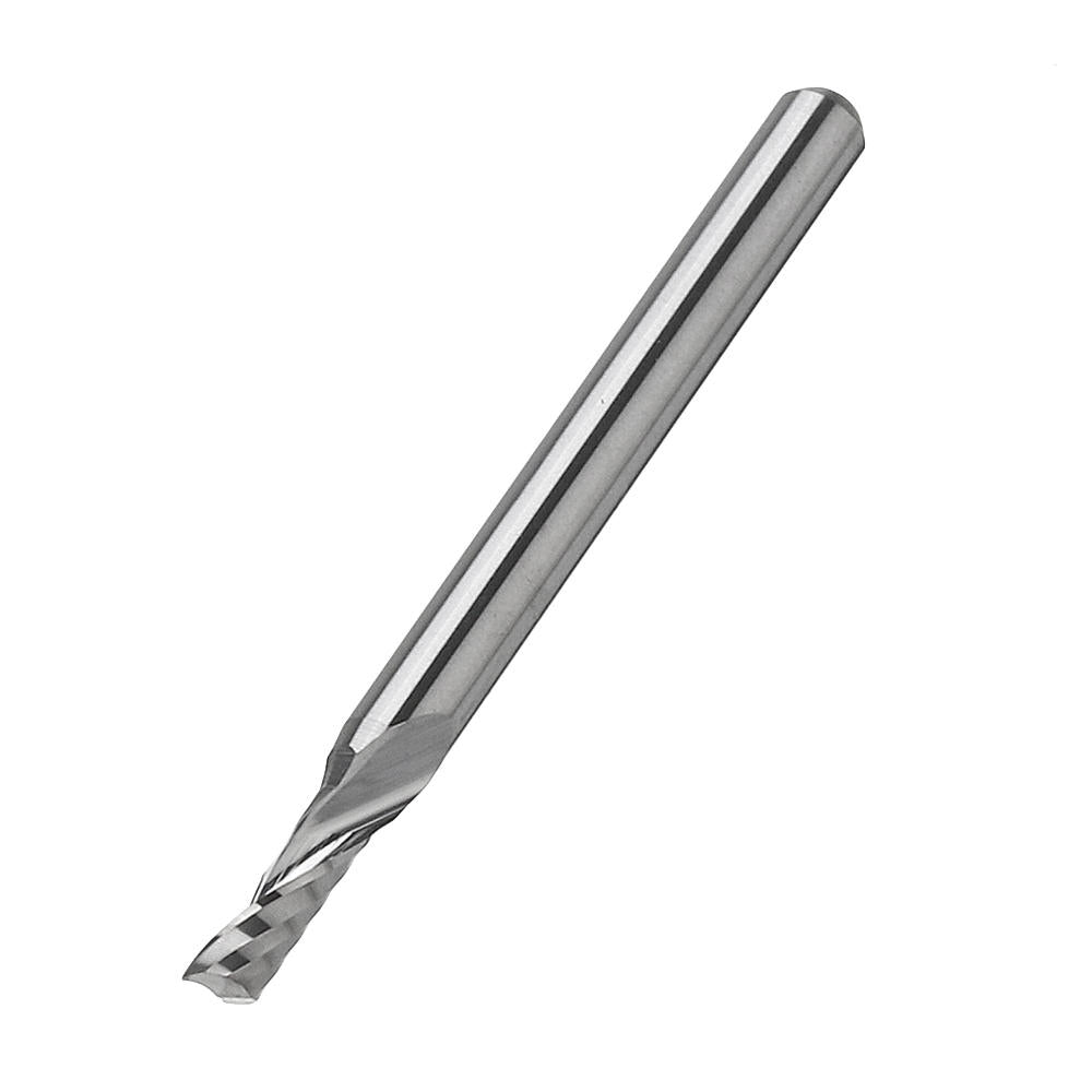 1/8 inch shank enkele fluit frees 1-3.17mm wolfraam staal pcb graveren bit cnc tool