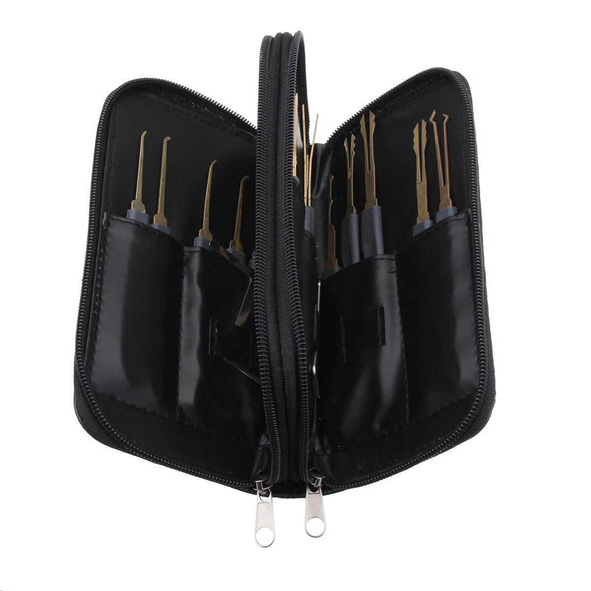 24-delige lock picks training tool transparante oefenhangslot set slotenmaker tool