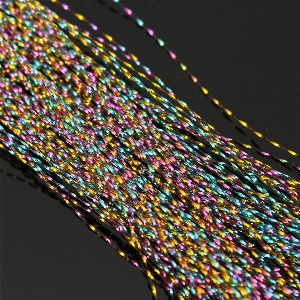 zanlure 150pcs 18colors lure tying making met crystal flash fly tying materiaal