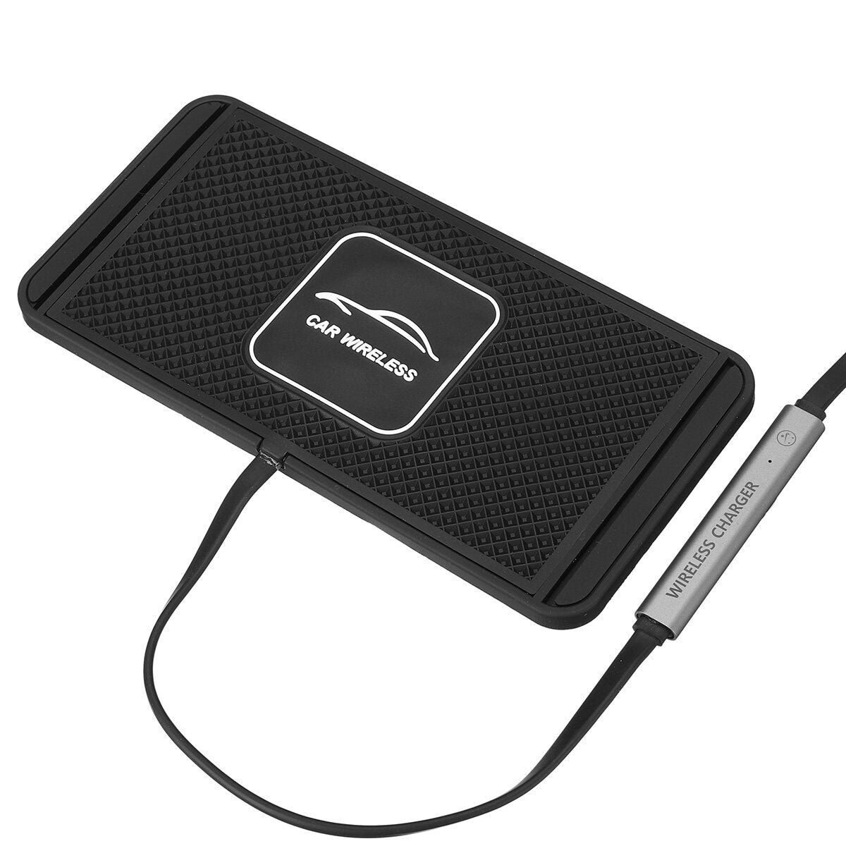 auto qi draadloze oplader met rubberen antislipvoet