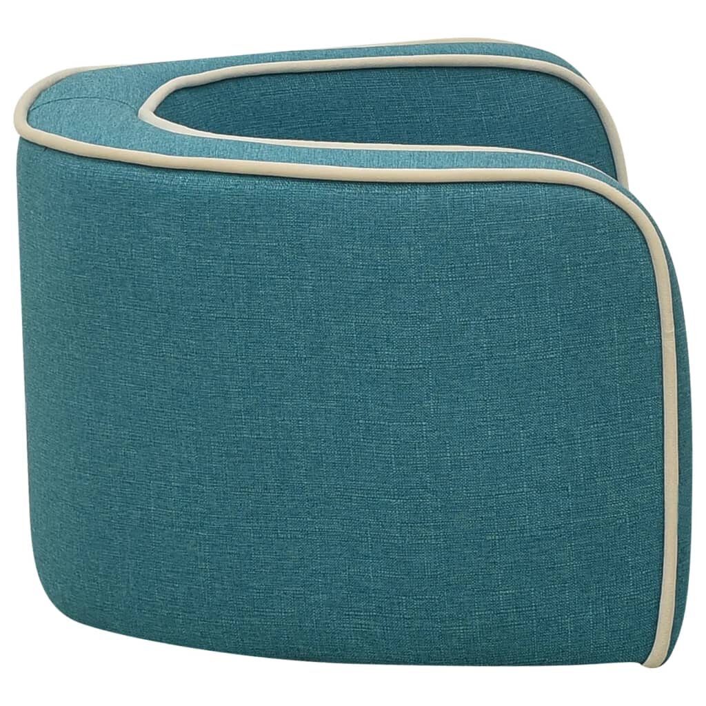 hondensofa opvouwbaar 76x71x30 cm linnen turquoise