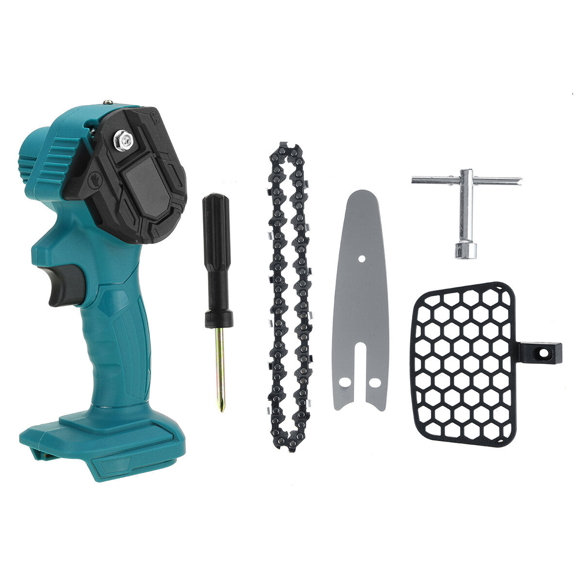 4 inch 800w elektrische kettingzaag handheld houtzagen voor makita 18v-21v batterij