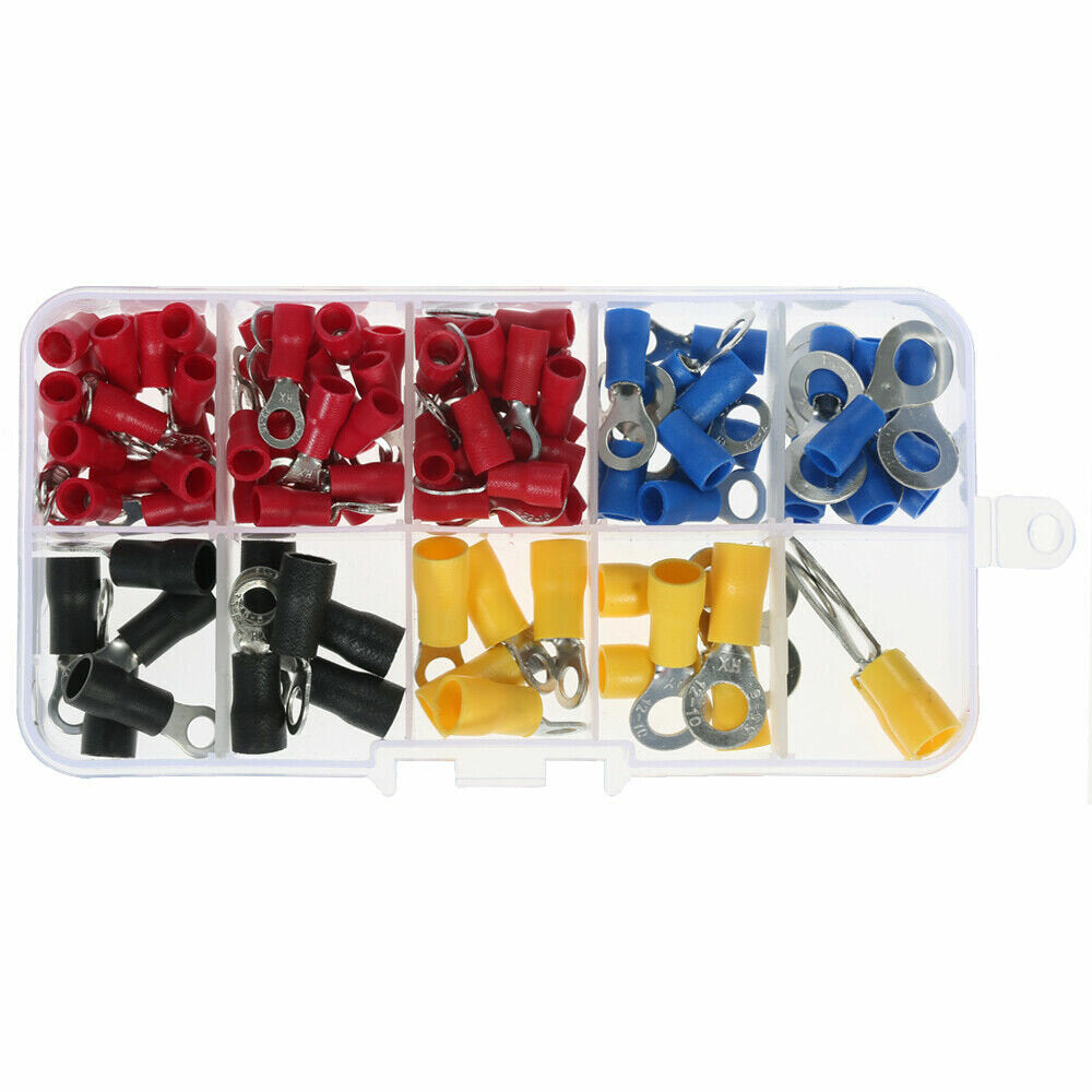 102-delige ringklem-krimpconnector met plastic doos