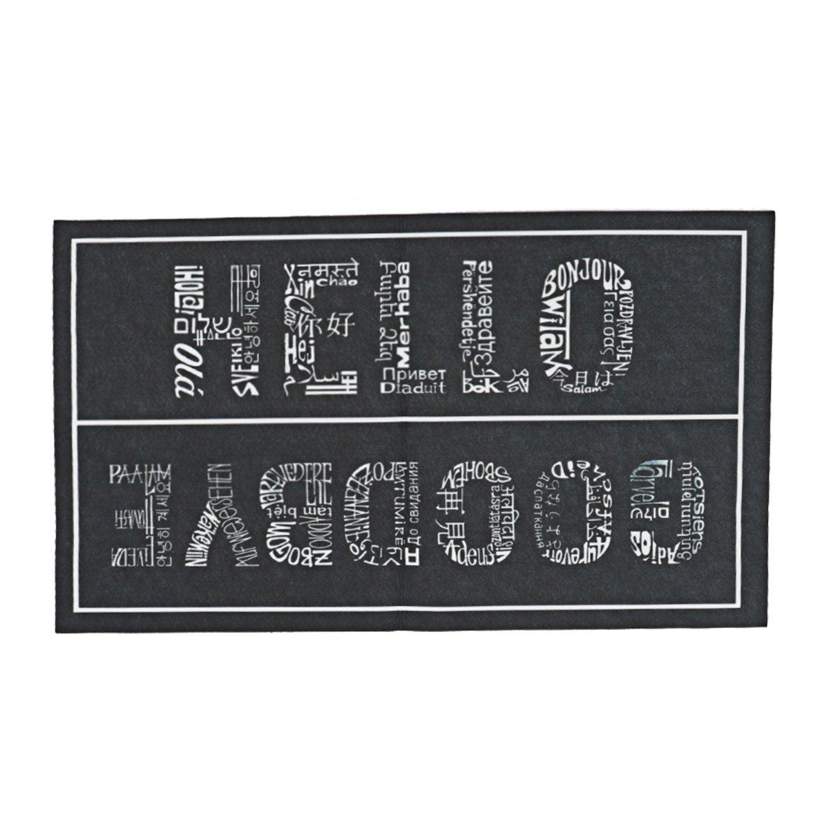 45x75cm antislip indoor outdoor rubber vloerkleed deurmat thuis keuken tapijt