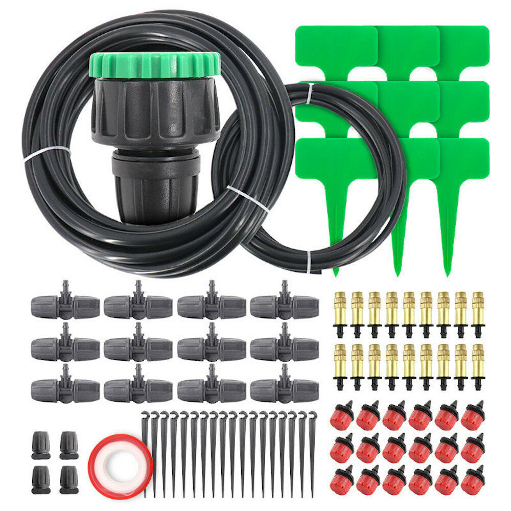 micro drip irrigation set dhz garden irrigation spray automatisch sproeislangsysteem met verstelbare druppelaar