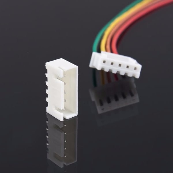 10pairs 22awg 100mm 2s 3s 4s 5s 6s lipo batterij mannelijke female connector plug balance cable