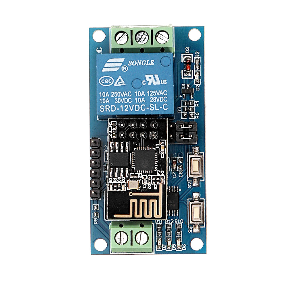 12v esp8266 wifi relais iot smart home telefoon app afstandsbediening schakelaar