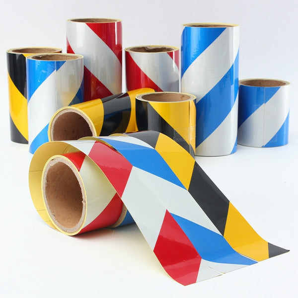 vrachtwagens voertuigen reflecterende veiligheid waarschuwing conspicuity tape roll film sticker multicolor