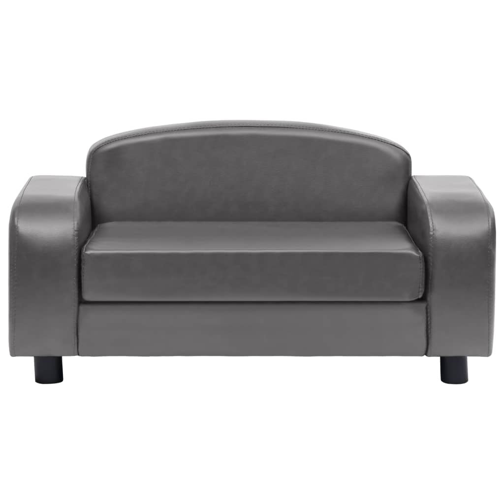 hondenbank grijs 31.5 x19.7 x15.7 kunstleer