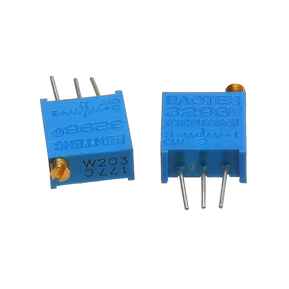 65 stuks 100r-1m 3296 potentiometerpakket 3296w potentiometer verstelbare weerstand