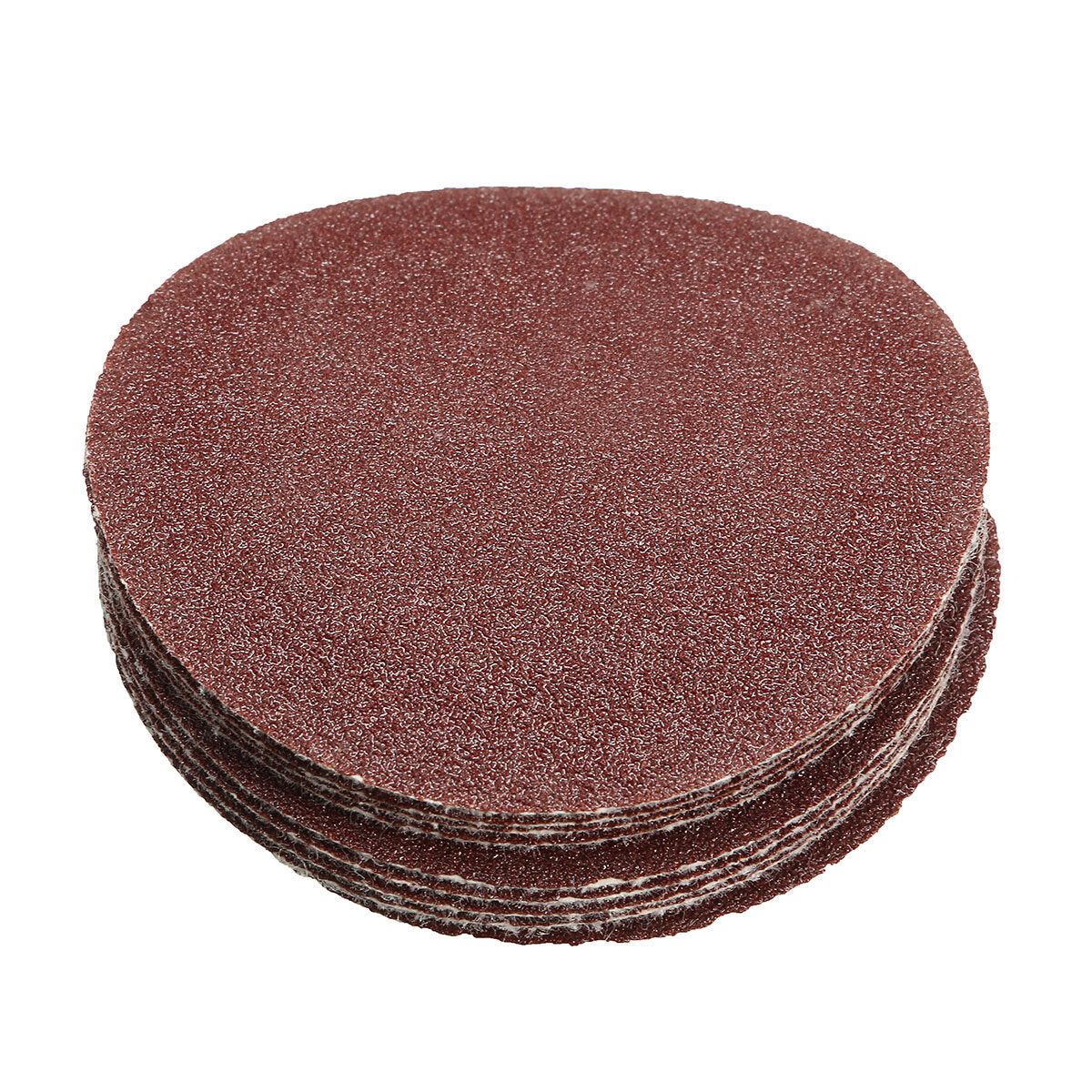 60 stuks 3 inch 60/80/120 grit schuurpapier met 75mm handpolijstpad voor polijsten schuurgereedschap